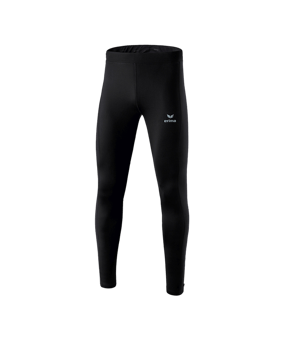 Erima Performance Laufhose Lang Schwarz - schwarz