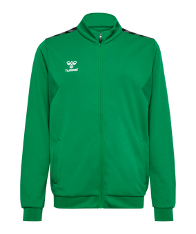 Hummel AUTHENTIC PL Trainingsjacke Kids Grün F6235 - gruen