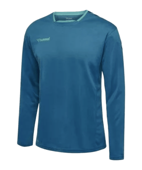 Hummel hmlAUTHENTIC Poly Trikot langarm Kids F8745 - blau