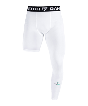 Gamepatch Single-leg Left Tight Weiss F001 - weiss