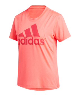 adidas BOS Logo T-Shirt Damen Rosa - rosa