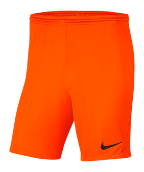 Nike Park III Short Orange F819 - orange