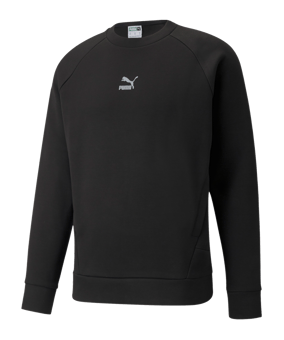 PUMA Classic Tech Crew Sweatshirt Schwarz F01 - schwarz
