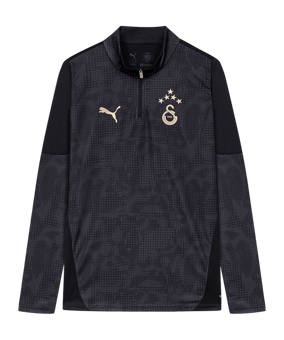 PUMA Galatasaray Istanbul Training 1/4 Zip Sweatshirt Schwarz F10 - schwarz