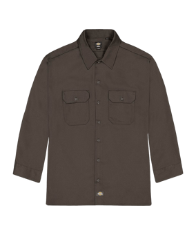 Dickies Work Hemd Braun FDBX - braun