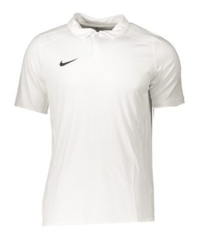 Nike Team Training Poloshirt Weiss F100 - weiss
