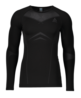 Odlo Performance Warm Sweatshirt Schwarz F15000 - schwarz