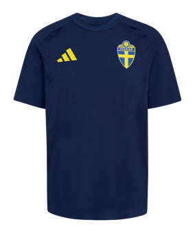 adidas Sweden Tiro Tech T-Shirt Blau - blau