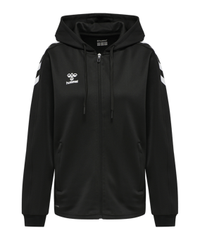 Hummel Core Xk Poly Kapuzenjacke Damen Schwarz F2042 - schwarz