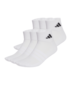 adidas Ankle 6er Pack Socken Weiß - weiss