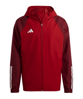 adidas Tiro 23 Competition Allwetterjacke Kids Rot - rot
