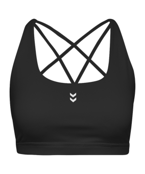 Hummel Hiit Impact Strap Sport-BH Damen Schwarz F2001 - schwarz