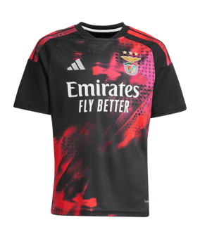 adidas Benfica Lissabon Trikot 3rd 2026/2027 Kids Schwarz - schwarz