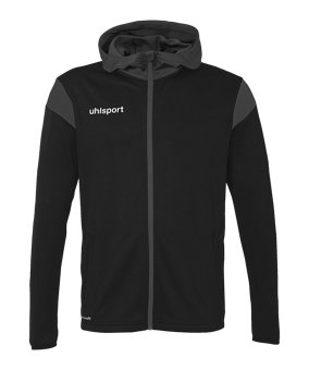 uhlsport Squad 27 Track Kapuzenjacke Schwarz F11 - schwarz