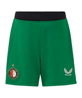Castore Feyenoord Rotterdam Short 3rd 2024/2025 Kids Grün F101 - gruen