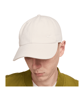 Nike Club Unstructured Curved Bill Cap Weiss F104 - weiss