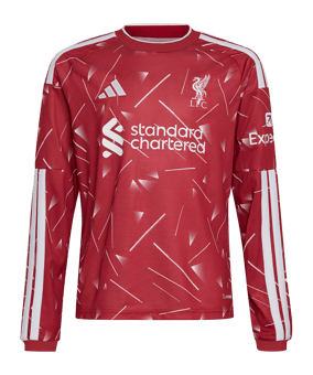 adidas FC Liverpool Trikot Langarm Home 2026/2027 Kids Rot