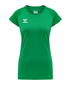 Hummel hmlCORE VOLLEY Stretch T-Shirt Damen F6235 - gruen