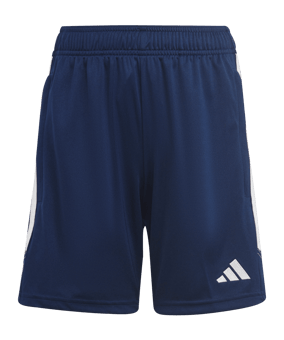 adidas Tiro 23 Short Kids Blau Weiss - blau