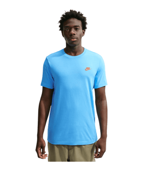 Nike Club T-Shirt Blau - blau