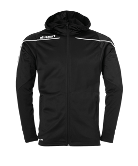 Uhlsport Stream 22 Kapuzenjacke Kids Schwarz F01 - schwarz