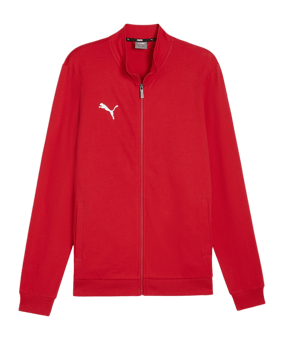 PUMA teamGOAL Casual Trainingsjacke Rot Weiss F01 - rot