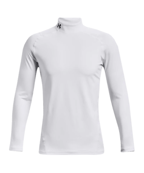Under Armour ColdGear Fitted Mock langarm F100 - weiss