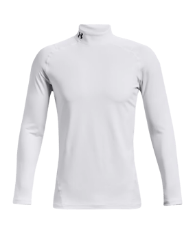 Under Armour ColdGear Fitted Mock langarm F100 - weiss