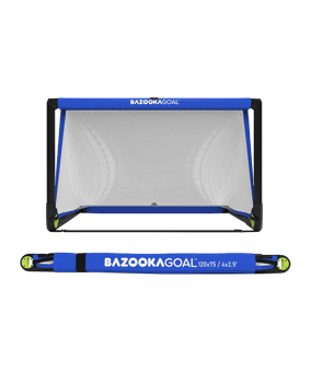 BAZOOKAGOAL CLASSIC PVC | 120x75cm | Blau Weiss | - blau