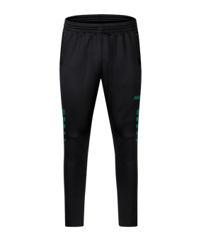 JAKO Challenge Trainingshose Schwarz Grün F813 - schwarz