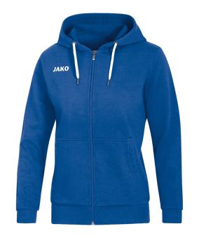 JAKO Base Kapuzenjacke Damen Blau F04 - blau