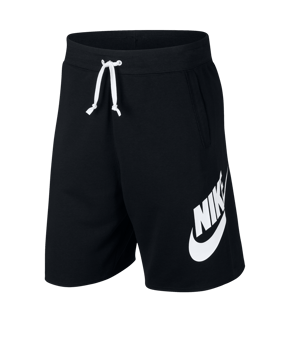 Nike Sportswear Alumni Short Schwarz Weiss F010 - schwarz