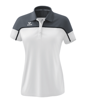 Erima Change by Poloshirt Damen Weiss Grau | - weiss
