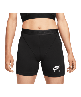 Nike Air Ribbed Short Damen Schwarz Weiss F010 - schwarz
