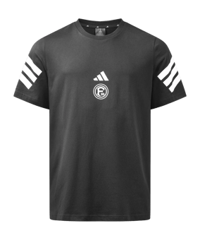 adidas Fortuna Düsseldorf Königsallee T-Shirt Schwarz - schwarz