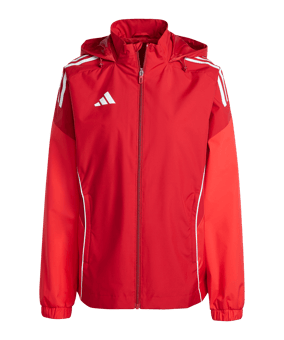 adidas Tiro 25 Competition Regenjacke Damen Rot - rot