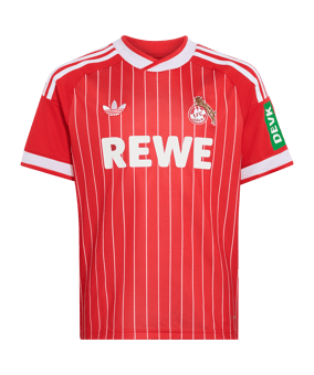 adidas 1. FC Köln Trikot Away 2026/2027 Kids Rot - rot