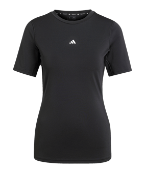 adidas TechFIT T-Shirt Damen Schwarz - schwarz