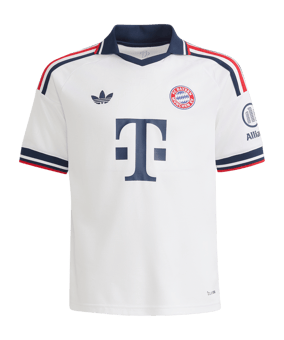 adidas FC Bayern München Trikot Away 2026/2027 Kids Weiß - weiss
