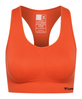 Hummel hmlTIF Seamless Sports Hemd Damen Orange F5022 - orange