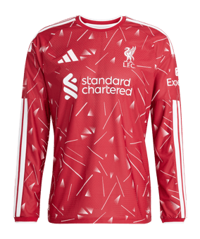 adidas FC Liverpool Authentic Trikot Langarm Home 2026/2027 Rot
