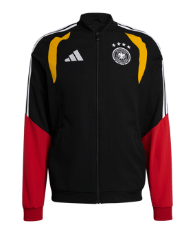 adidas DFB Deutschland Tiro Präsentationsjacke |  Schwarz - schwarz