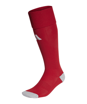 adidas Milano 23 Strumpfstutzen Rot Weiss Grau - rot