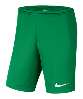 Nike Park III Short Grün F302 - gruen