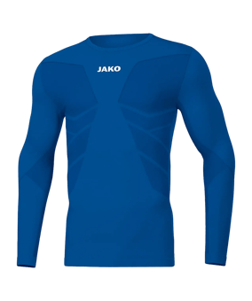 JAKO Comfort 2.0 langarm Blau F04 - blau