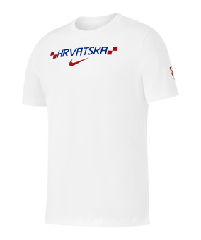 Nike HNS Kroatien Graphic T-Shirt Weiß F100 - weiss