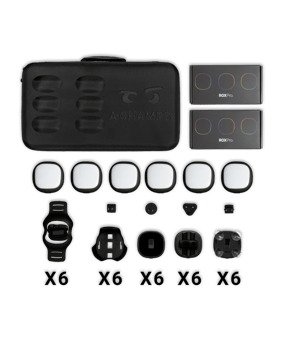 A-Champs ROX-Pro AC020 Dots 6er Set Ladekoffer - schwarz