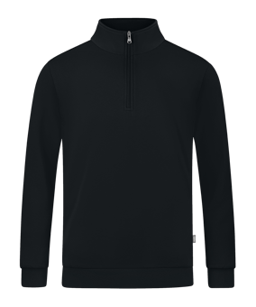 Jako Organic Ziptop Schwarz F800 - schwarz