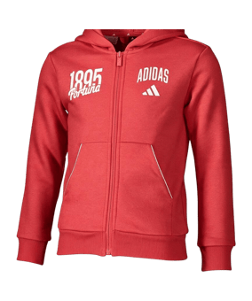 adidas Fortuna Düsseldorf Löwenzahnweg Sweatjacke Kids Rot - rot
