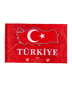 TFF Türkei Fahne 120x80cm EM 2024 Rot - rot
